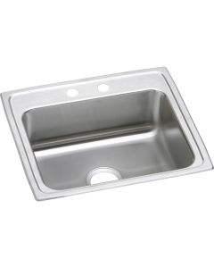 Elkay LRAD2219404 Lustertone Classic Stainless Steel 22" x 19-1/2" x 4", Single Bowl Drop-in ADA Sink