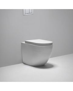 Blu Bathworks LW6010 Halo 0.8/1.6 GPF Dual Flush, Floor Mounted Toilet, In Wall Tank Required, 22.5" x 14" x 15.75"