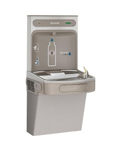 Elkay LZS8WSLK EZH2O Bottle Filling Station with Single ADA Cooler, Filtered 8 GPH Light Gray