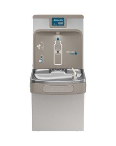 Elkay LZS8WSLP Enhanced EZH2O Bottle Filling Station & Single ADA Cooler, Filtered 8 GPH Light Gray