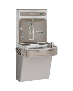 Elkay LZSDWSVRLK EZH2O Bottle Filling Station with Single ADA Cooler, Filtered Non-Refrigerated Light Gray
