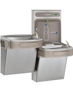 Elkay LZSTL8WSSK EZH2O Bottle Filling Station & Versatile Bi-Level ADA Cooler, Filtered 8 GPH Stainless