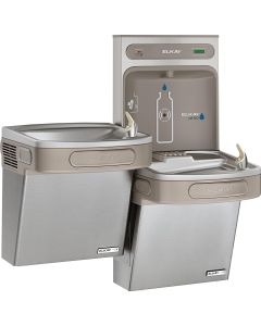 Elkay LZSTLG8WSSK EZH2O Bottle Filling Station & Versatile Bi-Level ADA Cooler, High Efficiency Filtered 8 GPH Stainless