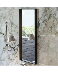 Lacava M07-15-44 Wall-mount mirror in wooden or metal frame In Matte Black
