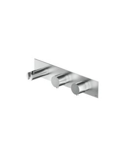 MGS Designs MB455-P Therm. Shower Mixer - Includes Hand Shower - 2 Knobs Temp. + 2 Way Vol. Control In Polished
