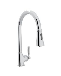 Rohl MB7928LMAPC-2 Gotham Michael Berman High-Spout Pull-Down Kitchen Faucet in Polished Chrome