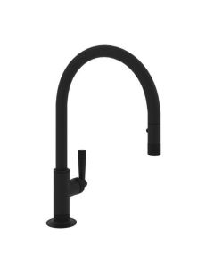Rohl MB7930LMMB-2 Graceline Michael Berman Pull-Down Kitchen Faucet in Matte Black
