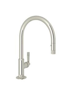 Rohl MB7930LMPN-2 Graceline Michael Berman Pull-Down Kitchen Faucet in Polished Nickel