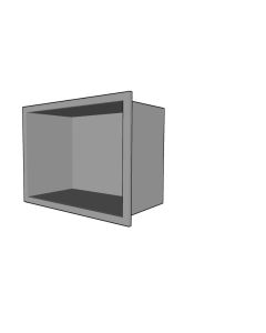Agape AMEN0950A Square Shelf in Polished Stainless Steel
