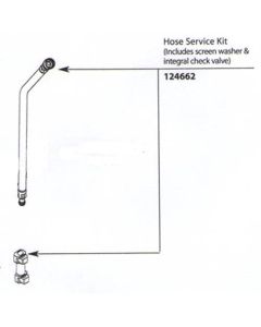 Moen 124662 HOSE KIT, 7545
