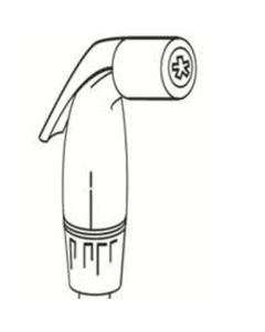 Moen 136109 HOSE & SPRAYSIDE SPRAY REPLACEMENT CHR