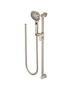 Moen 3671EPBN 5-Function Massaging Handshower with Toggle PauseIncludes 30-Inch Slide Bar and 69-Inch Hose