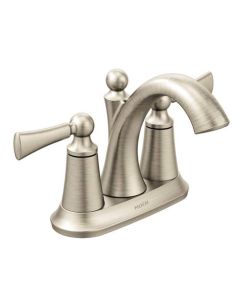 Moen 4505BN Wynford Centerset Bathroom Faucet in Brushed Nickel