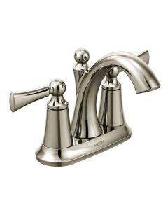 Moen 4505NL Wynford Centerset Bathroom Faucet in Polished Nickel