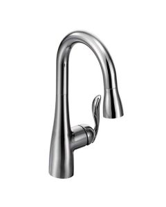 Moen 5995 Arbor Pullout Spray Single Hole Bar Faucet in Chrome