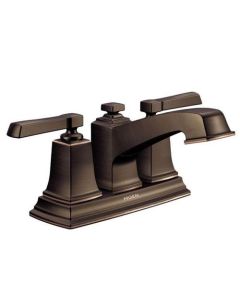 Moen 6010BRB Boardwalk Centerset Bathroom Faucet Mediterranean Bronze