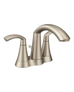 Moen 6172BN Glyde Centerset Bathroom Faucet in Brushed Nickel