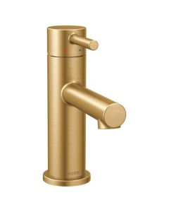 Moen 6190BG Align Single Hole Bathroom Faucet in Brushed Gold
