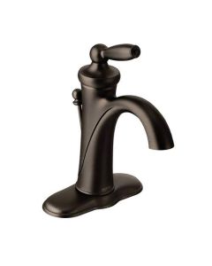 Moen 6600ORB Brantford Deck Mount Bathroom Faucet in Oil Rubbed Bronze