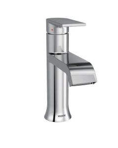 Moen 6702 Genta Single Hole Bathroom Faucet in Chrome