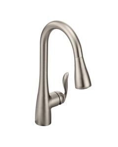 Moen 7594SRS Arbor™ 1.5 GPM Single Handle High Arc Pull Down Kitchen Faucet in Stainless
