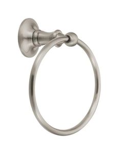 Moen DN6786BN Danbury 6.750 Towel Ring in Brushed Nickel