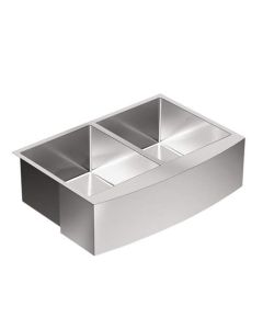 Moen G18220 1800 Series Undermount/Farmhouse Stainless Steel Kitchen Sink