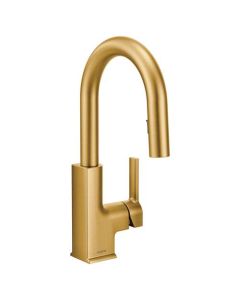 Moen S62308BG Sto Pullout Spray Bar Faucet in Brushed Gold
