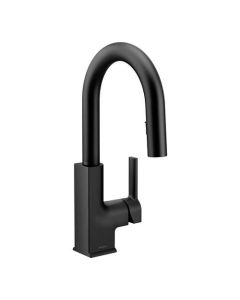 Moen S62308BL Sto Pullout Spray Bar Faucet Matte Black