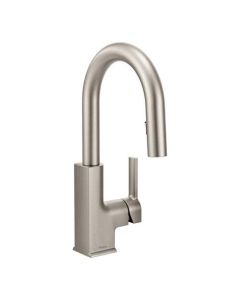 Moen S62308SRS Sto Pullout Spray Bar Faucet Spot Resist Stainless