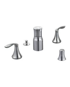Moen T5220 Eva Widespread 4 Bidet Faucet in Chrome