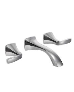 Moen T6906 Voss Wall Mount Bathroom Faucet in Chrome