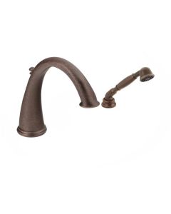 Moen T9212ORB Kingsley high arc roman tub faucet includes hand shower IoDIGITAL technology in Oil Rubbed Bronze