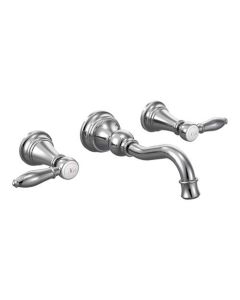 Moen TS42106 Weymouth Wall Mount Bathroom Faucet in Chrome