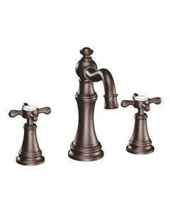 Moen TS42114ORB Weymouth Widespread Bathroom Faucet in Oil Rubbed Bronze