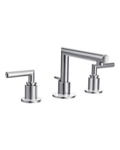 Moen TS43002 Arris™ 1.5 GPM Two Handle Widespread Bathroom Faucet Trim Only in Chrome (Rough In Sold Separately)
