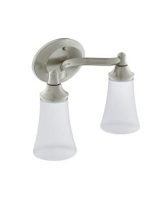 Moen YB2862BN Eva Vanity Light in Brushed Nickel