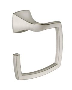 Moen YB5186BN Voss 2.83" Width Towel Ring in Brushed Nickel