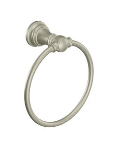 Moen YB8486BN Weymouth 8.900 Towel Ring in Brushed Nickel