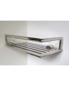Frost Design N1938 Nova2 Shower Corner Shelf In Brushed