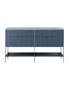 Lacava NAV-UN-60F-10 Metal Frame For Free Standing Under-Counter Vanity NAV-UN-60 Sold Together With The Cabinet In Polished Stainless Steel