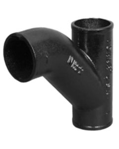 Imp No Hub Cast Iron Long Turn TY 3" x 2"