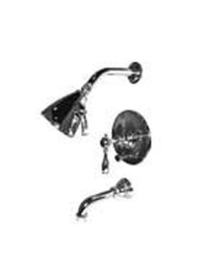 Newport Brass 3-1772BP/15S NB3-1772BP-15S Victoria Satin Nickel Balanced Pressure Tub & Shower Trim Set Only, Lever Handle