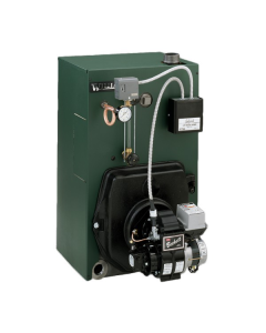 Williamson OSB-5-P-S3-W OSB Series 3 174,000 BTU 85% AFUE Oil-Fired Chimney Vent Steam Boiler, Probe LWCO, 5 Section (Burner and Tankless Coil Sold Separately)