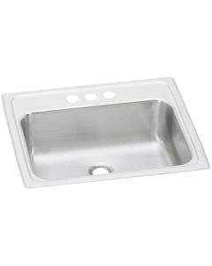 Elkay PSLVR1917LO2 Celebrity Stainless Steel 19" x 17" x 6-1/8", Single Bowl Drop-in Bathroom Sink