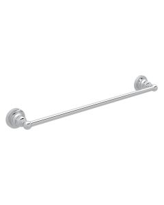 Rohl ROT1/18APC Acqui Italian Bath Wall Mount 18" Single Towel Bar in Polished Chrome