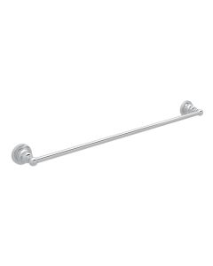 Rohl ROT1/24APC Acqui Italian Bath Wall Mount 24" Single Towel Bar in Polished Chrome