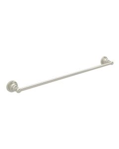 Rohl ROT1/24PN Acqui Italian Bath Wall Mount 24" Single Towel Bar in Polished Nickel
