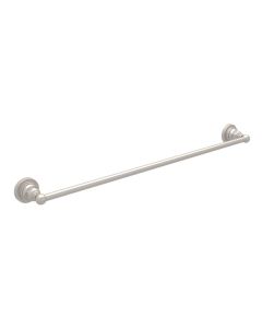 Rohl ROT1/24STN Acqui Italian Bath Wall Mount 24" Single Towel Bar in Satin Nickel