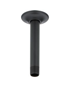 Brizo RP48985BL 6" Ceiling Mount Shower Arm And Flange In Matte Black